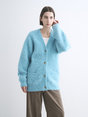 Coudy shaggy long cardigan 詳細画像