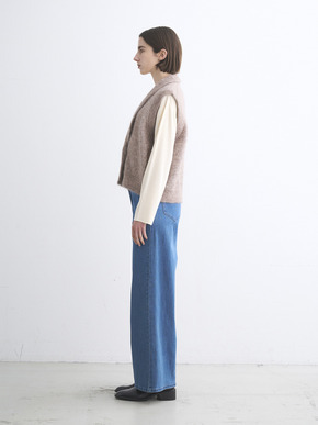 Brushed mohair gillet 詳細画像