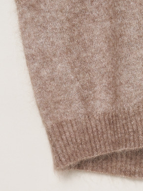 Brushed mohair gillet 詳細画像