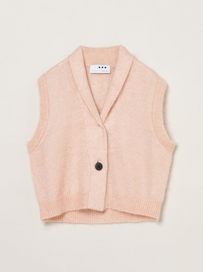 Brushed mohair gillet 詳細画像