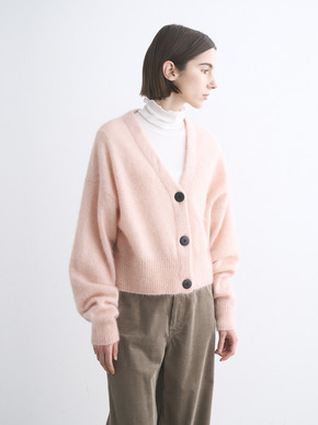 Brushed mohair cardigan 詳細画像