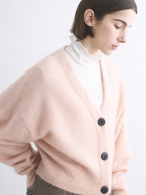 Brushed mohair cardigan 詳細画像