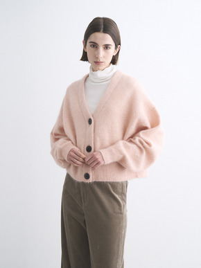 Brushed mohair cardigan 詳細画像