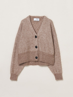 Brushed mohair cardigan 詳細画像