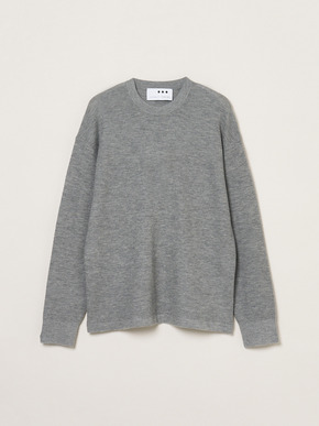 Men's Honeycomb cashmere crew neck 詳細画像