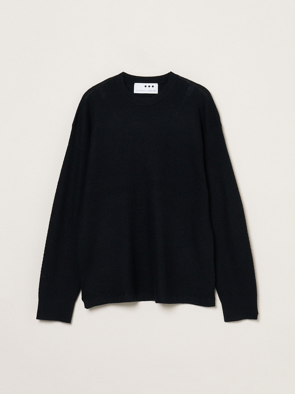 Men's Honeycomb cashmere crew neck
