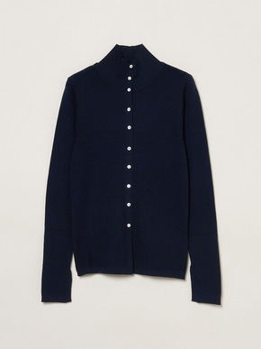 Mercerized wool 2way cardigan 詳細画像