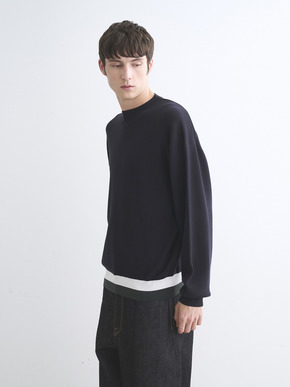 Men's org-ct Interlock knit crew neck 詳細画像