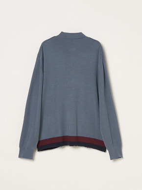 Men's organic cotton Interlock knit blouson 詳細画像