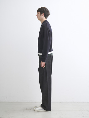 Men's organic cotton Interlock knit blouson 詳細画像