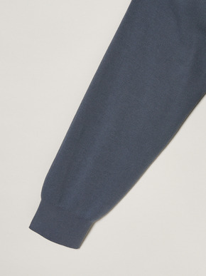 Men's organic cotton Interlock knit blouson 詳細画像