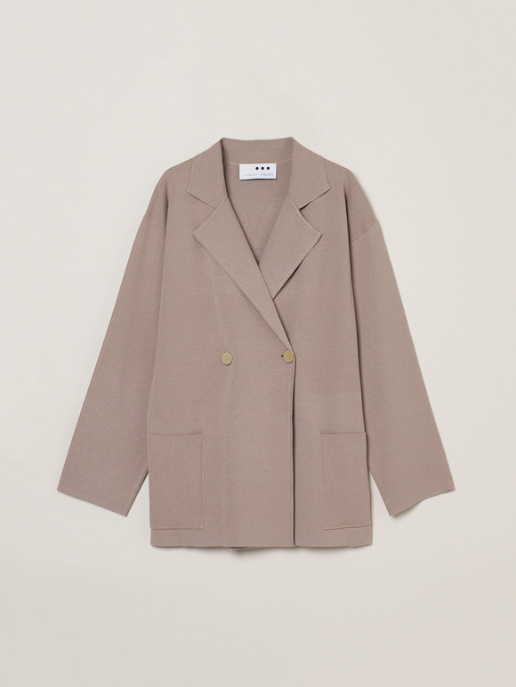 Smooth viscose blazer