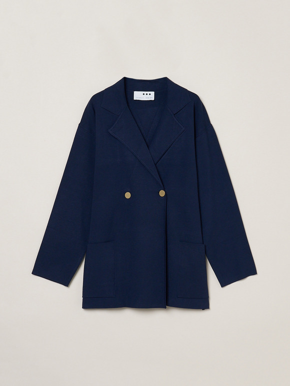 Smooth viscose blazer