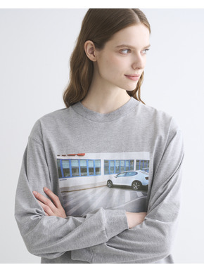 【unisex】Graphic long sleeve tee 詳細画像