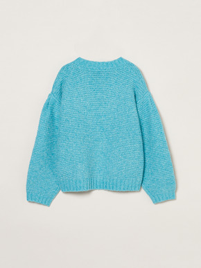 Airy chunk knit open cardigan 詳細画像