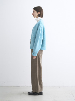 Airy chunk knit open cardigan 詳細画像
