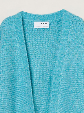 Airy chunk knit open cardigan 詳細画像