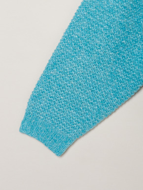 Airy chunk knit open cardigan 詳細画像