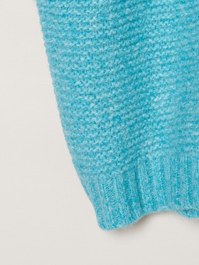 Airy chunk knit open cardigan 詳細画像