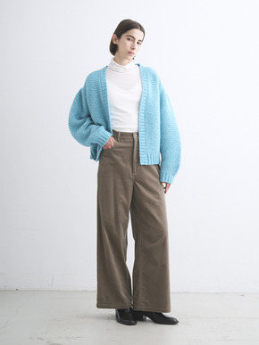 Airy chunk knit open cardigan 詳細画像