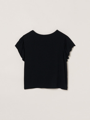 Travel line ruffle sleeve top 詳細画像