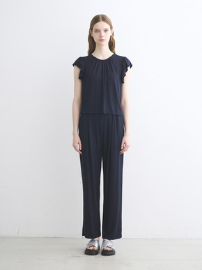 Travel line ruffle sleeve top 詳細画像