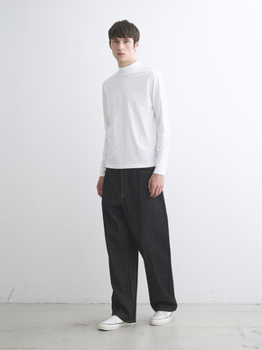 Men's PowderyCotton l/s mockneck 詳細画像