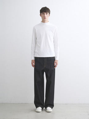 Men's PowderyCotton l/s mockneck 詳細画像