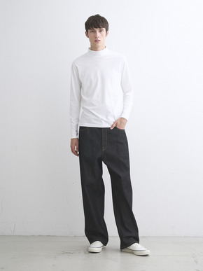 Men's PowderyCotton l/s mockneck 詳細画像