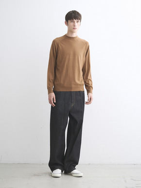 Men's 20GGmercerized wool raglan 詳細画像