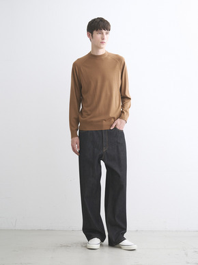 Men's 20GGmercerized wool raglan 詳細画像