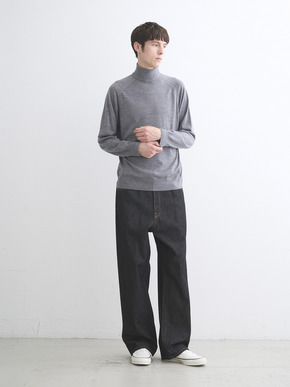 Men's 20GGmercerized wool turtle 詳細画像