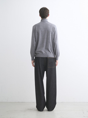 Men's 20GGmercerized wool turtle 詳細画像