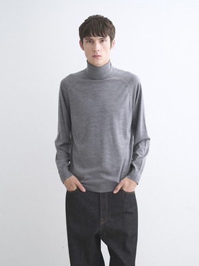 Men's 20GGmercerized wool turtle 詳細画像