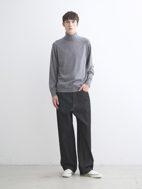 Men's 20GGmercerized wool turtle 詳細画像