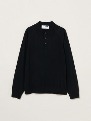 Men's 20GG mercerized wool polo 詳細画像