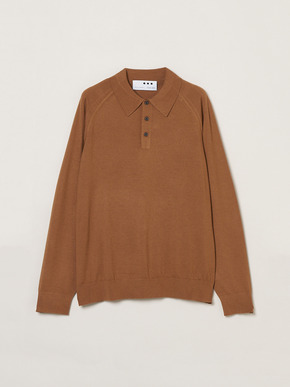 Men's 20GG mercerized wool polo 詳細画像