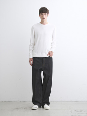 Men's New soufflecotton long sleeve crew neck 詳細画像