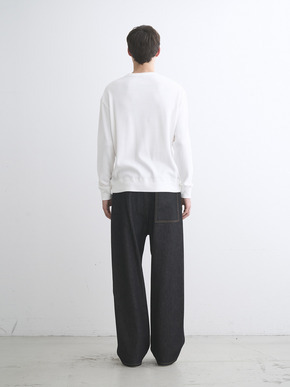 Men's New soufflecotton long sleeve crew neck 詳細画像