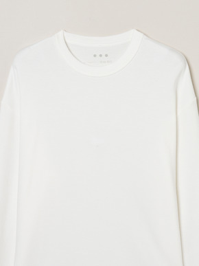 Men's New soufflecotton long sleeve crew neck 詳細画像