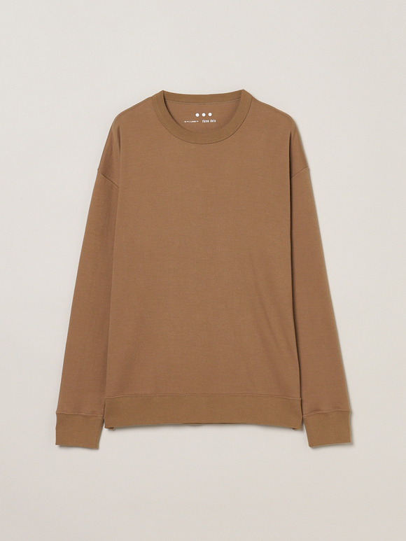 Men's New soufflecotton long sleeve crew neck
