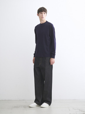Men's New Soufflecotton long sleeve mock neck 詳細画像