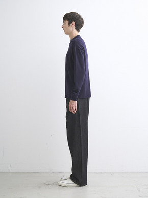 Men's New Soufflecotton long sleeve mock neck 詳細画像