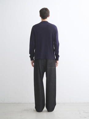Men's New Soufflecotton long sleeve mock neck 詳細画像