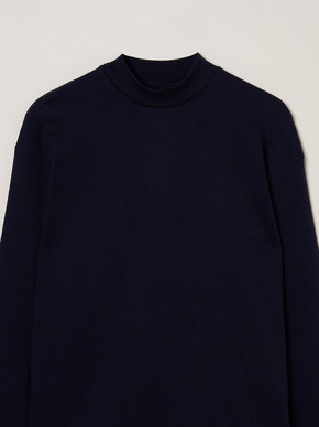 Men's New Soufflecotton long sleeve mock neck 詳細画像