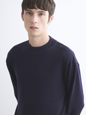 Men's New Soufflecotton long sleeve mock neck 詳細画像