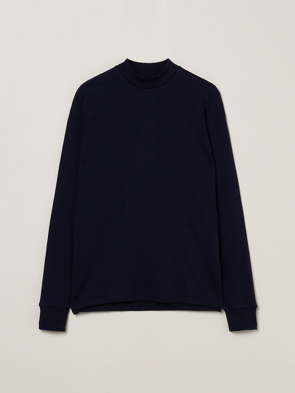 Men's New Soufflecotton long sleeve mock neck