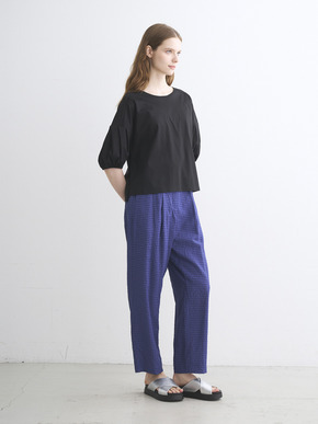 Silken jersey half sleeve tops 詳細画像