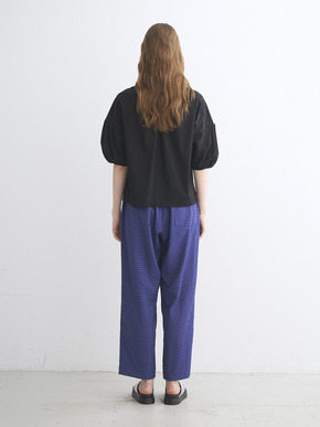 Silken jersey half sleeve tops 詳細画像