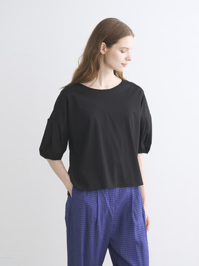 Silken jersey half sleeve tops 詳細画像